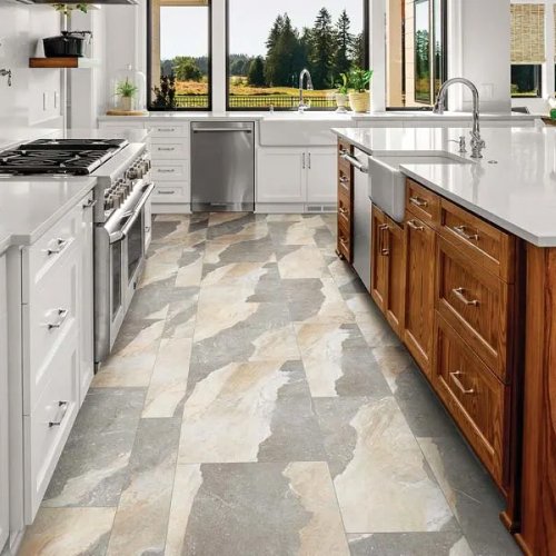 Luxury vinyl tile (LVT) flooring in Shelby Township, MI from Main Floor Covering