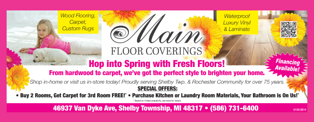 Main Floor Coverings Spring Flooring Promotion